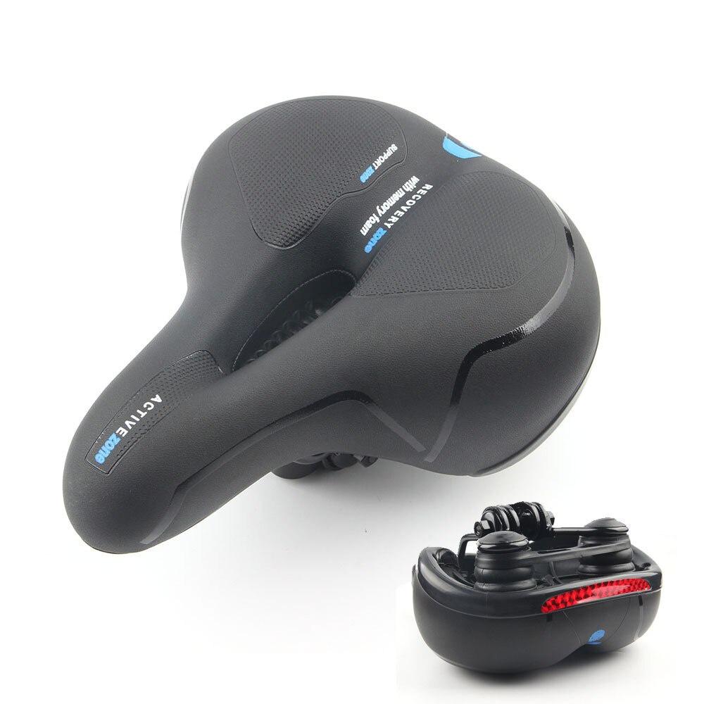 Bicycle Saddle Anti Slip & Sun Road Bike Saddle Accessories Shock Absorber Widen Big Butt Cycling Bike Seat