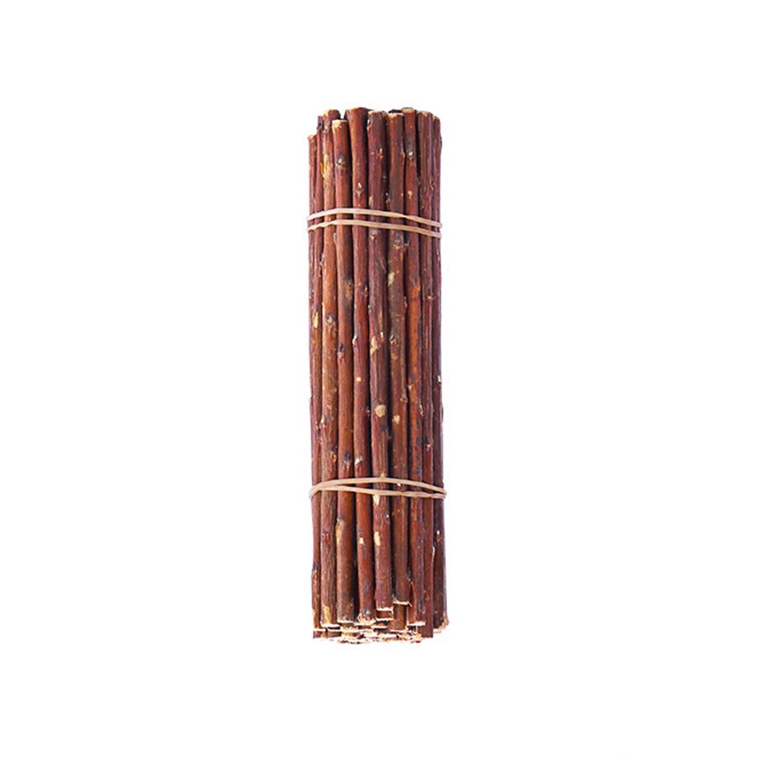 50pcs Wood Sticks for Crafts,  Sticks, Wood Log Sticks, Craft Twigs Sticks for DIY Crafts Photo Props Art Projects