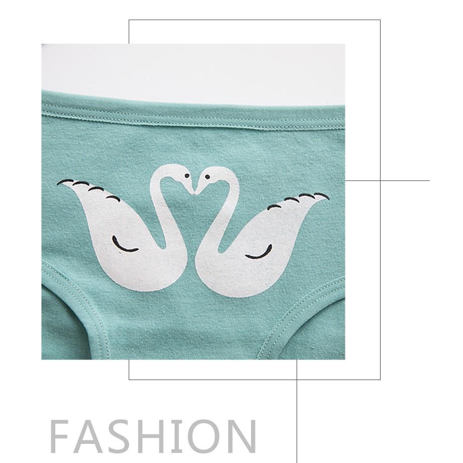 Quần Lót Nữ Cotton Kháng Khuẩn ANGI RISINgang Eo Thời Trang Hàn Quốc Hàng Loại Đẹp.