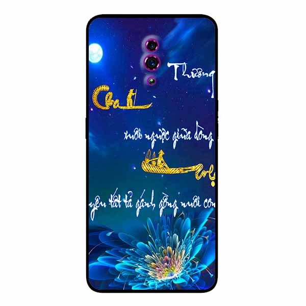 Ốp lưng in cho Oppo Reno Mẫu Thư Pháp Cha Mẹ
