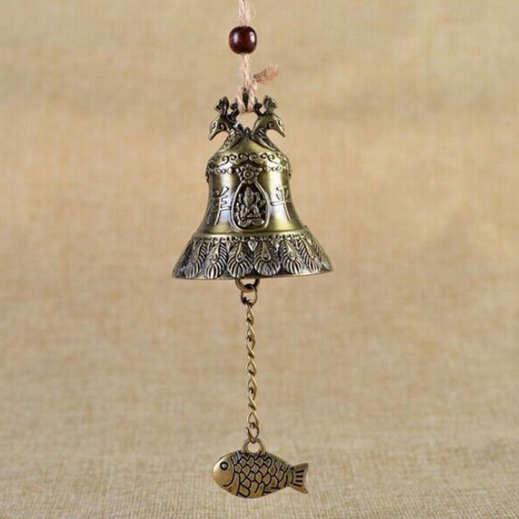 4xLovely Metal Bells Wind Chime Outdoor Garden Hanging Charm Decor Ornament