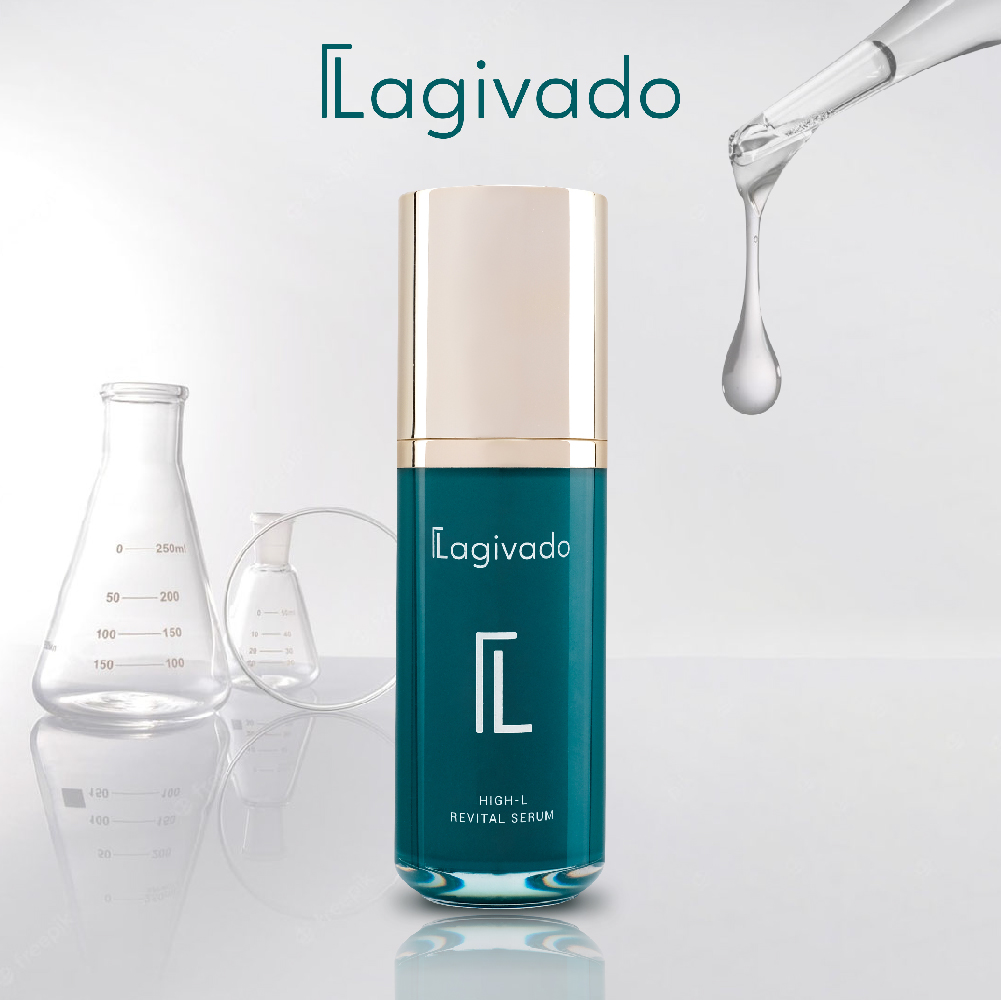 Serum dưỡng trắng da Lagivado High - L Revital với Fragaria vesca 77,3%, Hydroxyethyl urea 6,4 % - 50ml