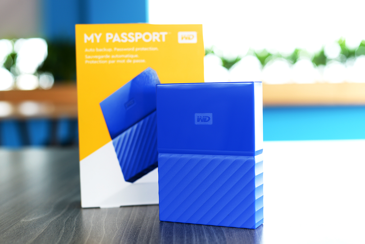 Ổ cứng di động WD My Passport - 1TB ( Xanh )- Hàng nhập khẩu