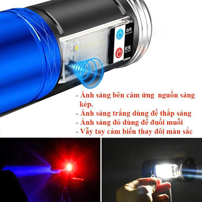 Đèn Pin Soi Phao Câu Cá 4 Màu Đa Chức Năng Tiện Dụng