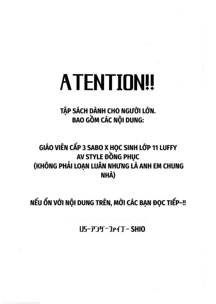 _after school for two people – one piece dj chapter 1.1 2