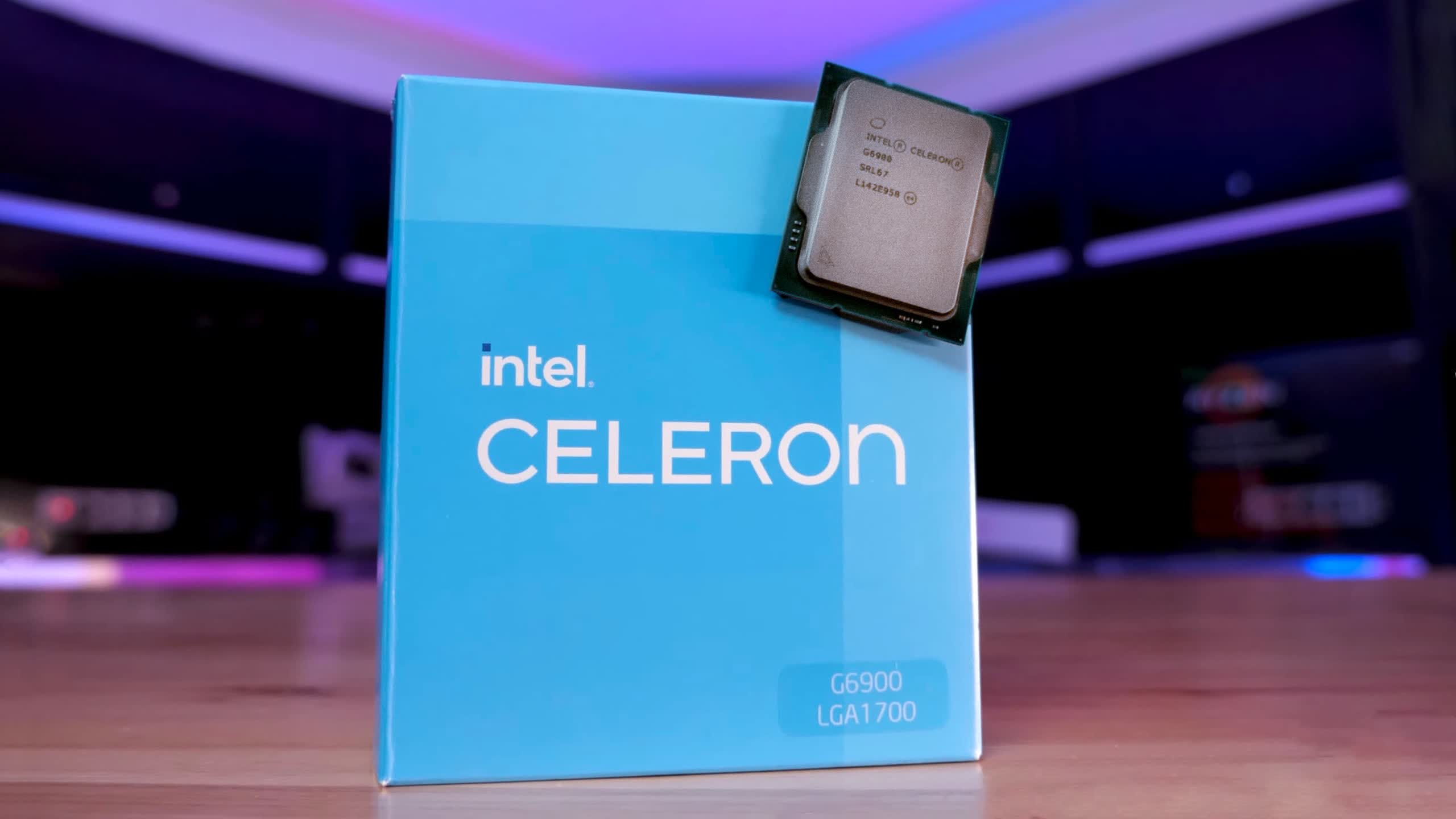 Chíp vi xử lý Intel Celeron G6900 (BX80715G6900 S RL67) + quạt - Hàng chính hãng