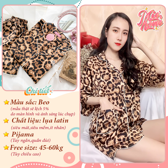 Đồ bộ nữ mặc nhà ngủ lụa nữ cao cấp mát mịn