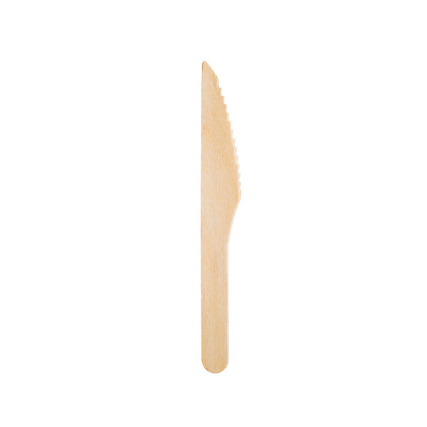 KEGO - Dao gỗ 16.5cm dùng một lần (gói 100 chiếc)