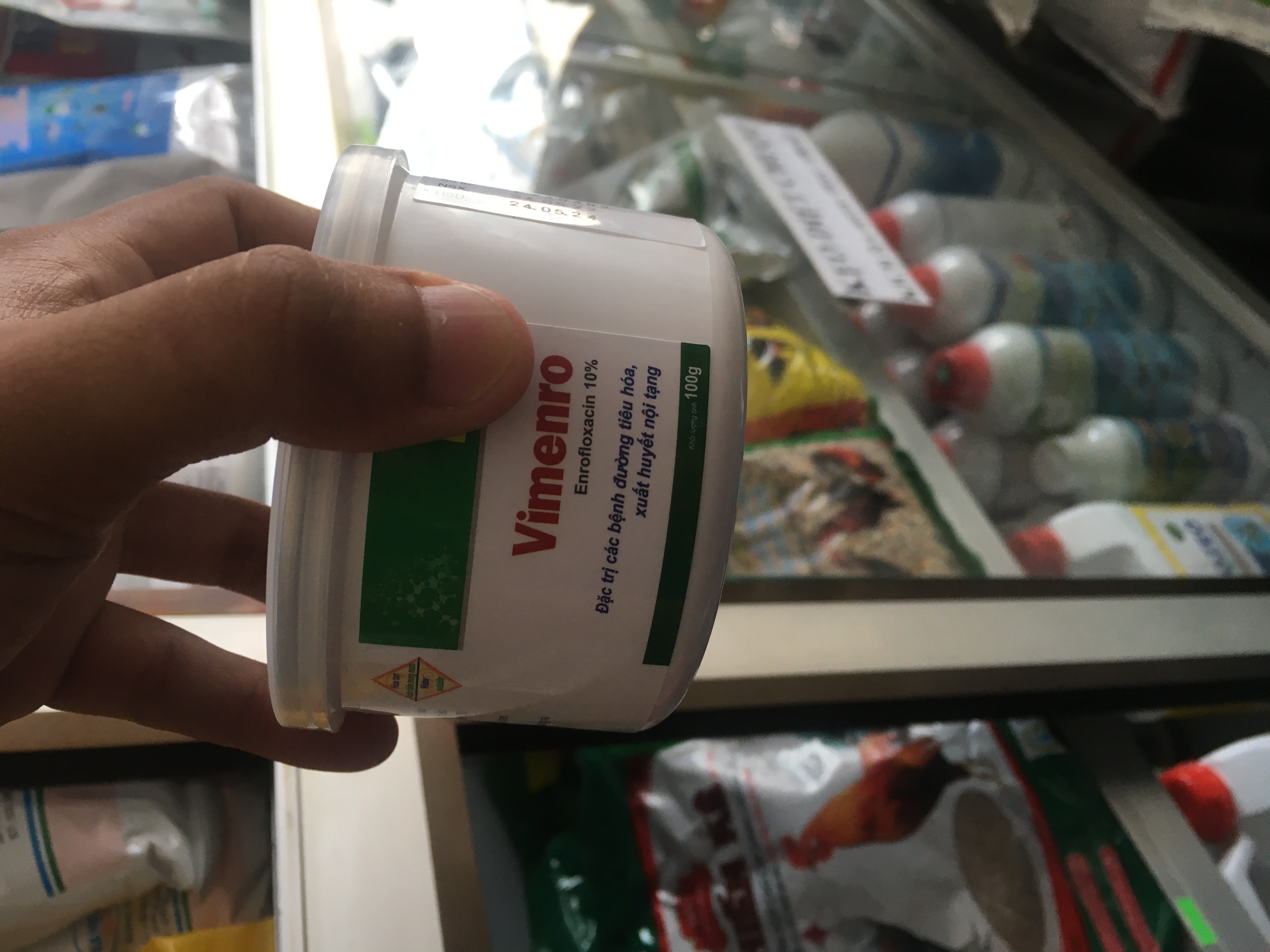 Vimenro ngăn ngừa phổi, thương hàn , tiêu hoá cho gà vịt cút ngang ngỗng ,gia cầm vêmdim