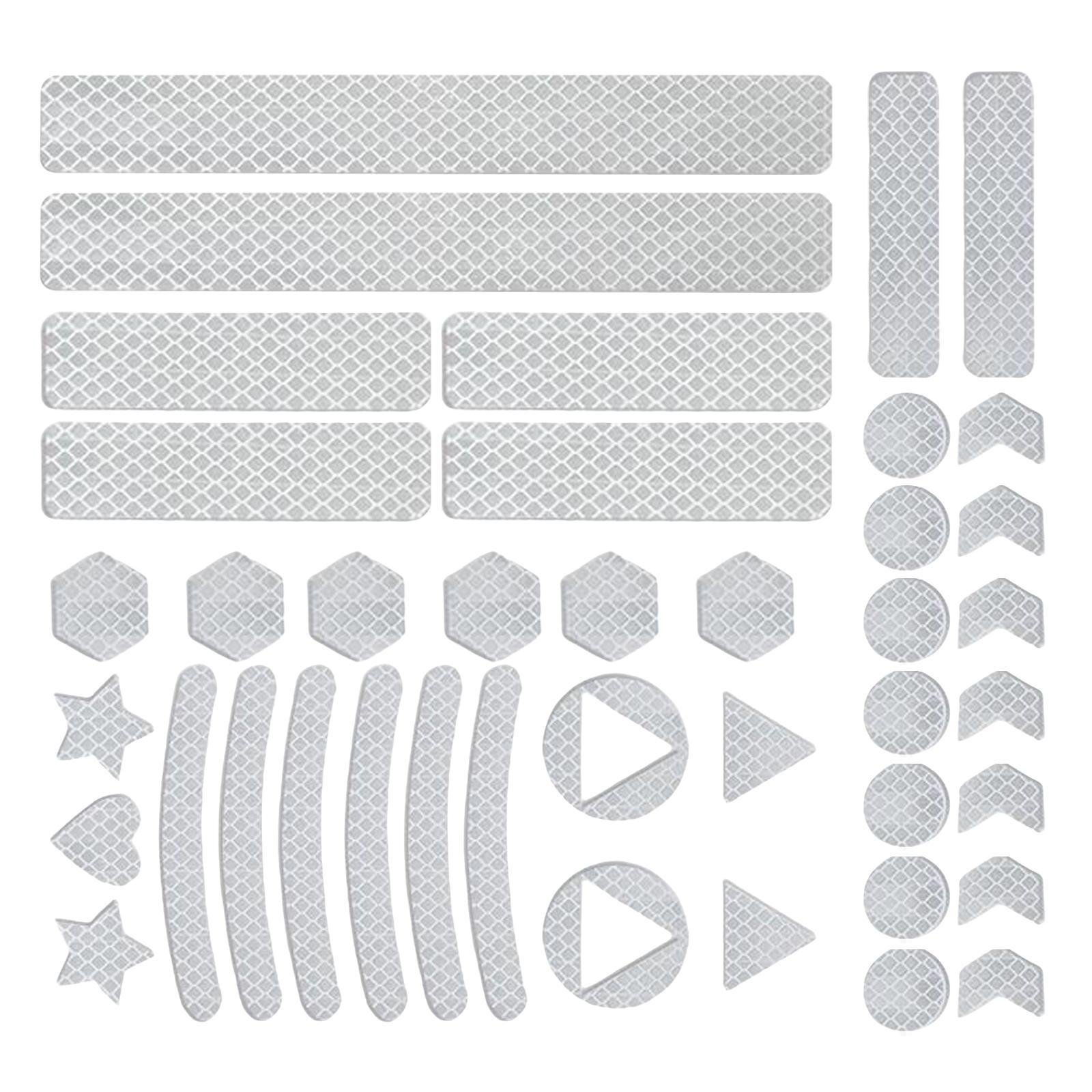 Safety Reflective Sticker, High Visibility Reflector Stickers Bike Reflective Tape Reflective Decals Waterproof for  Truck
