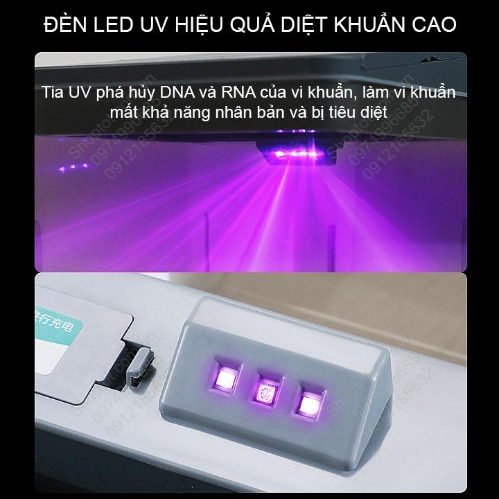 Hộp để đồ đa năng khử trùng bằng tia UV, với nắp cảm biến hồng ngoại tự động đóng mở thông minh