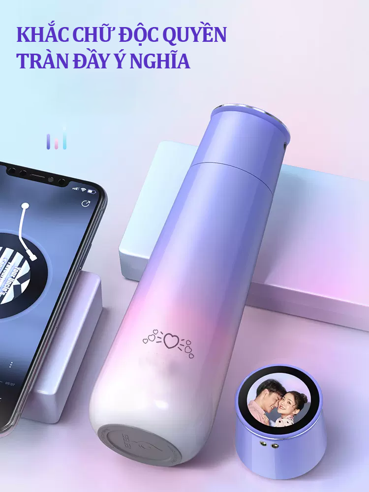 BÌNH GIỮ NHIỆT KẾT NỐI BLUETOOTH