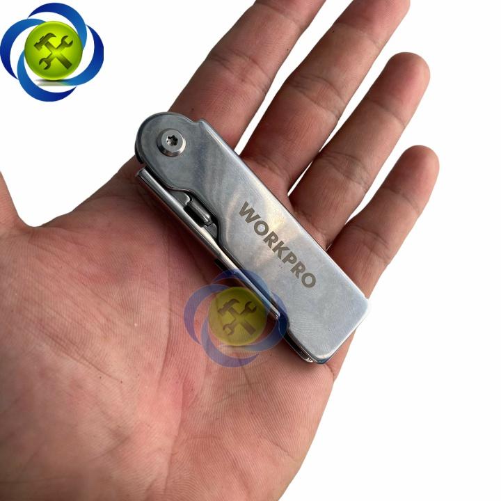 Dao rọc cáp loại xếp thép không gỉ Workpro WP211001