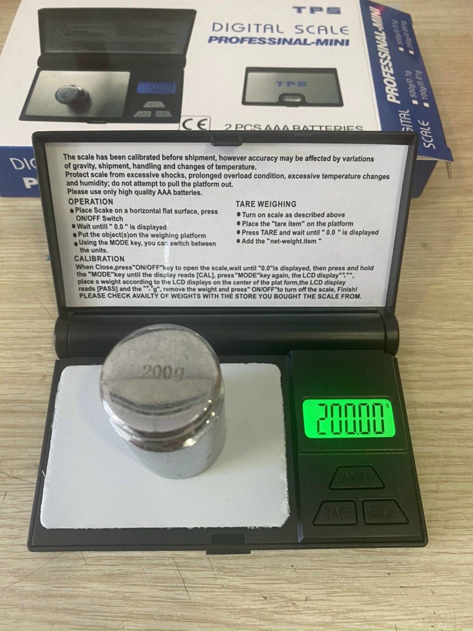 Cân tiểu ly điện tử giá rẻ TPS MN300g