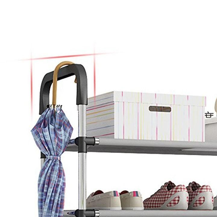 (Siêu tiện dụng)Kệ để giày dép 5 tầng inox có thể tháo rời