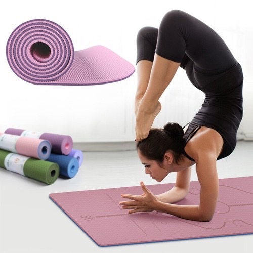 Thảm tập yoga xịn dày  2 lớp  ,thảm tập gym  ,thiết kế dạng hạt nổi ,ma sát tốt ,độ bám cao tránh trơn trượt , sử dụng được trên mọi bề mặt