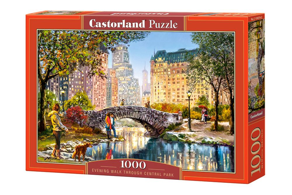 Xếp hình puzzle Evening Walk Through Central Park 1000 mảnh CASTORLAND C-104376