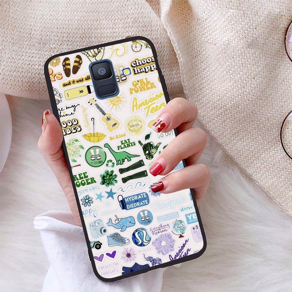 Ốp lưng dành cho Samsung Galaxy A6 2018 viền dẻo TPU Bộ Sưu Tập Phong Cách Tự Do - Hàng chính hãng