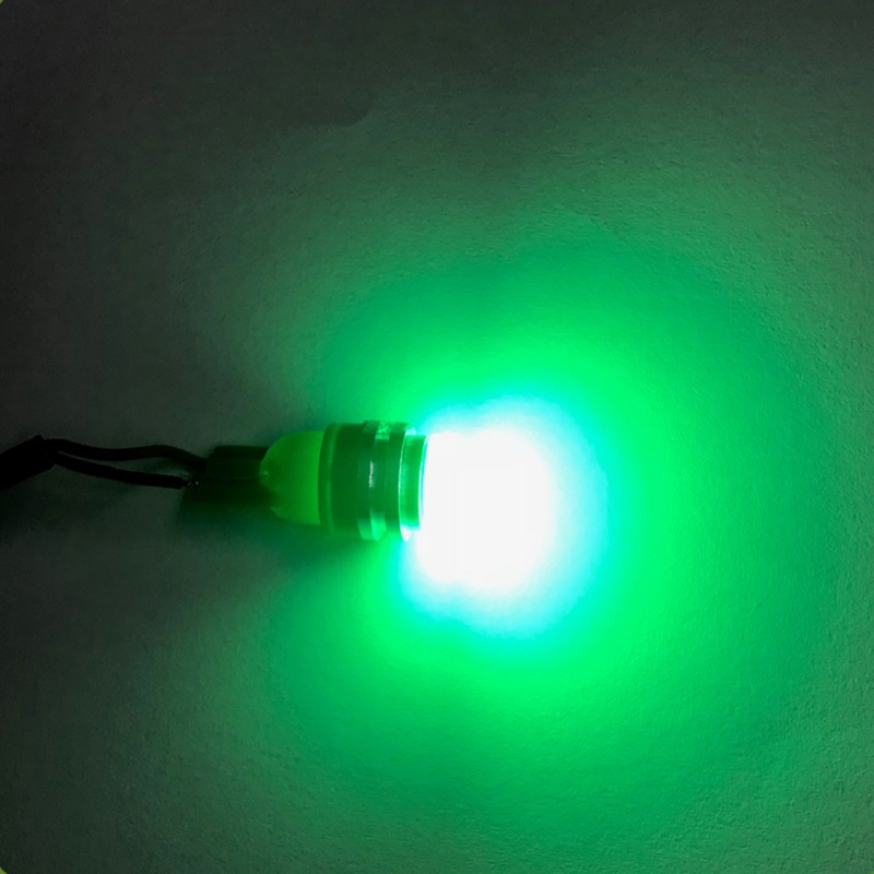 Bộ đèn led xi nhan T10 chân ghim dành cho xe máy (xanh lá)