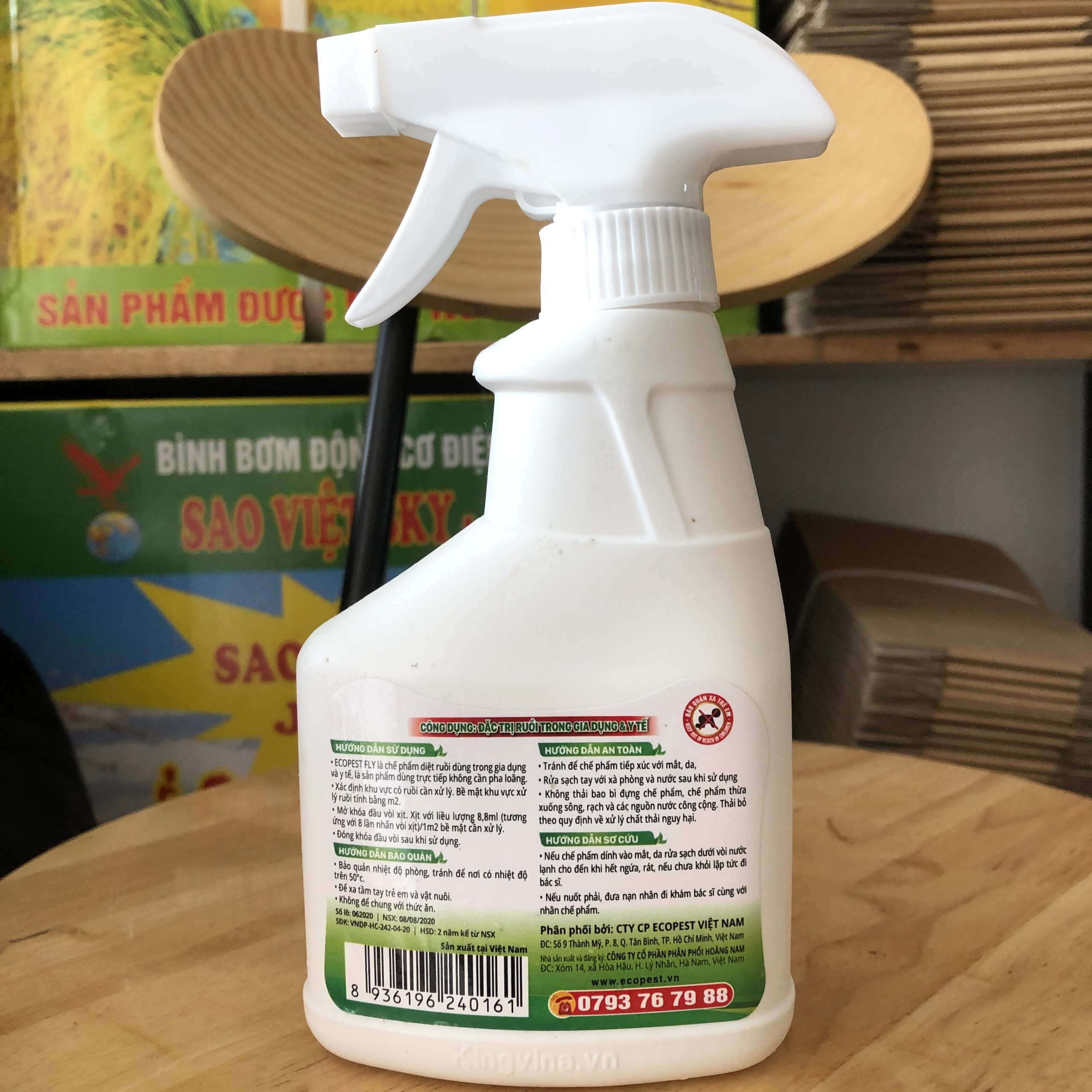 Thuốc diệt ruồi dạng xịt Ecopest Fly 300ml, diệt ruồi hiệu quả 100%, hàng chất lượng cao