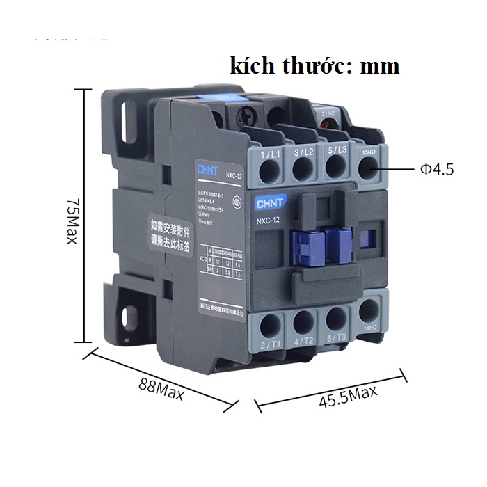 Khởi động từ  NXC 09A ,12A,16A, 18A