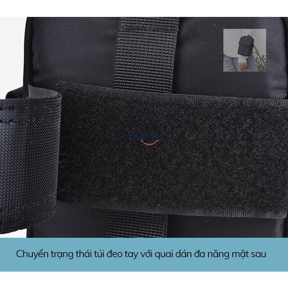 Túi Đeo Chéo Mini Unisex Vải Oxford Chống Thấm Nước Túi Bao Tử Đựng Đồ Tiện Ích Nhỏ Tiện Lợi