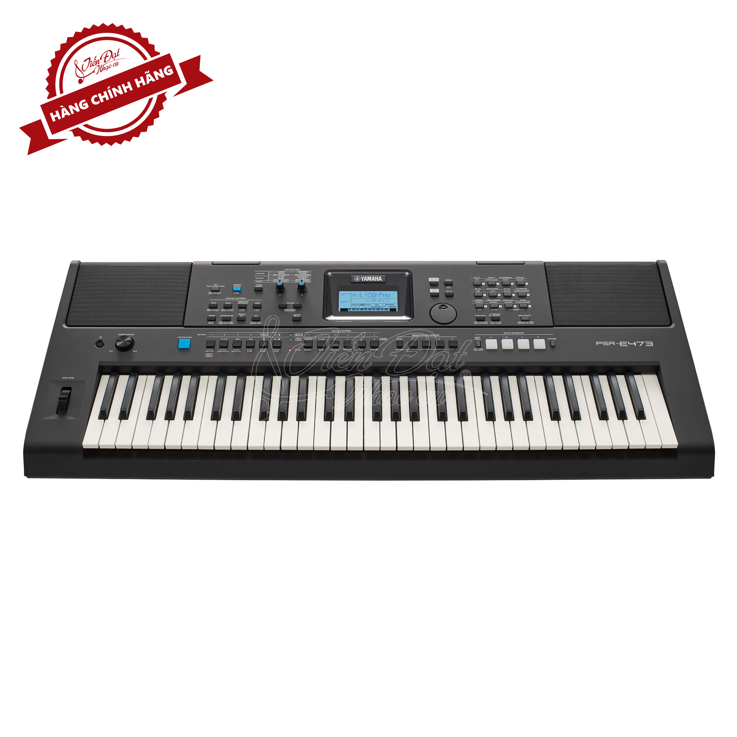 Đàn Organ Yamaha PSR E473, Bàn Phím Cảm Ứng Lực Và Hệ Thống Loa Mạnh Mẽ - Hàng Chính Hãng