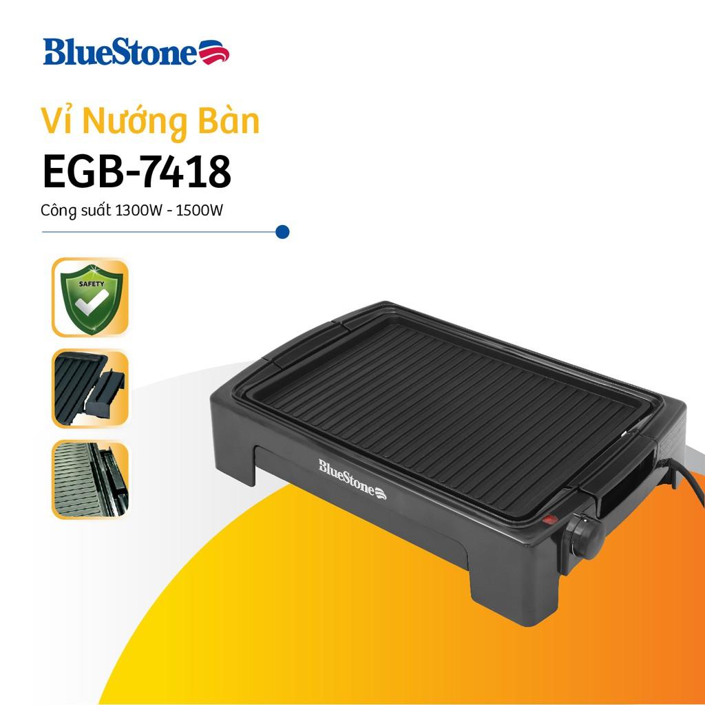 Vỉ nướng điện BlueStone EGB-7418 - Hàng chính hãng