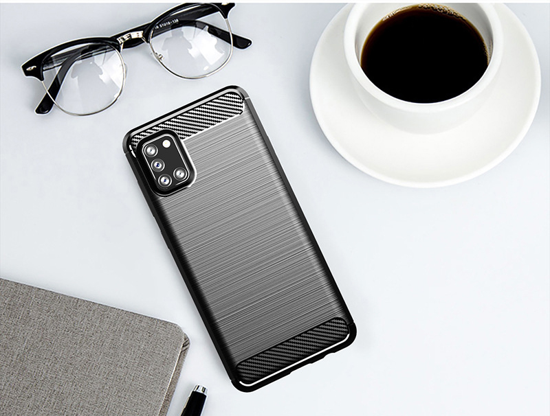 Ốp Lưng Chống Sốc Vân Cabon Dành Cho Điện Thoại Samsung Galaxy A31