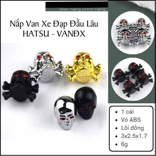 Nắp chụp van xe đạp địa hình MTB, xe đạp Giant - Van Mỹ (Van lớn)