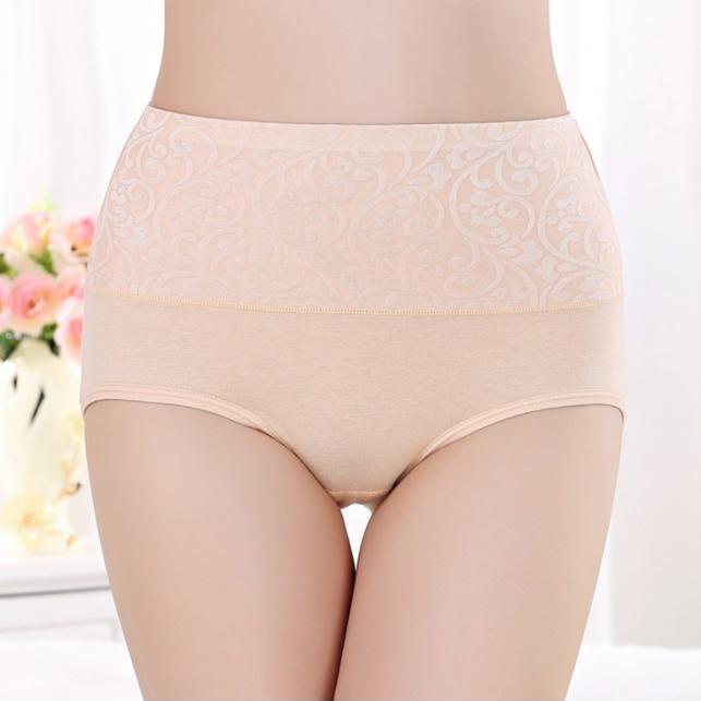 Combo 5 quần lót nữ cotton cạp cao ghen bụng QL 8123-2 (Giao Màu Ngẫu Nhiên)