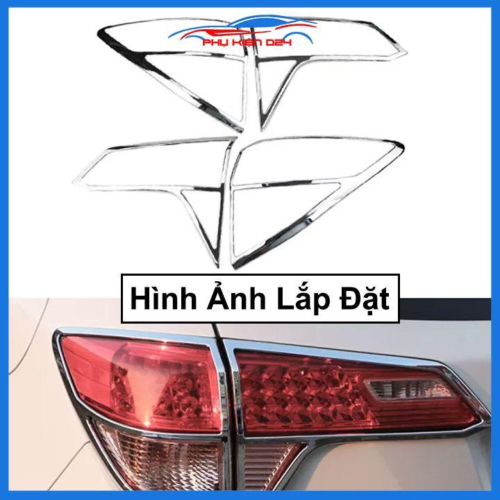 Ốp viền đèn pha hậu mạ crom Honda H-RV chống trầy trang trí bảo vệ xe