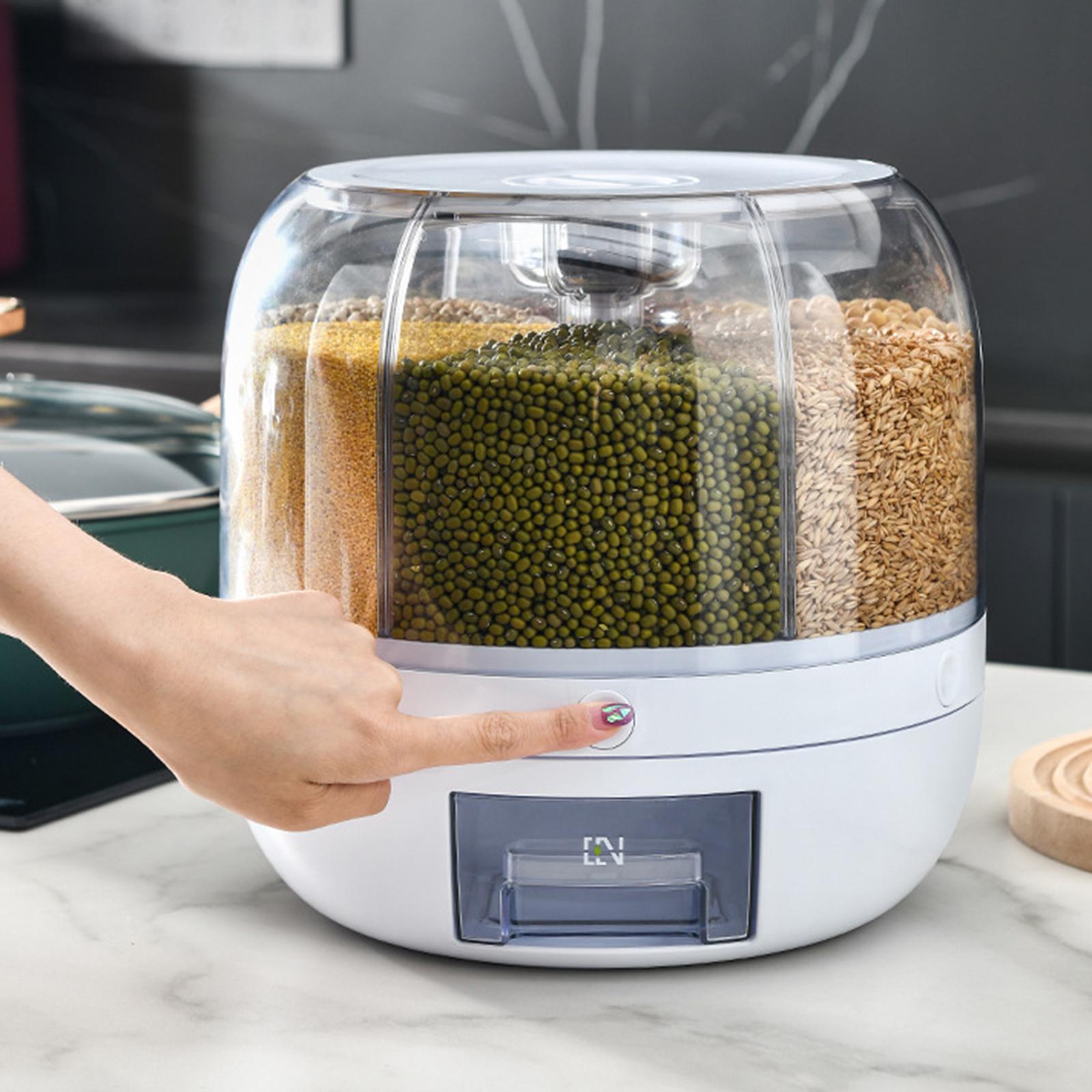 Kitchen Rice Storage Container Flour Cereal Bread Storage Sealed Rice Box for Pet Food Cereal