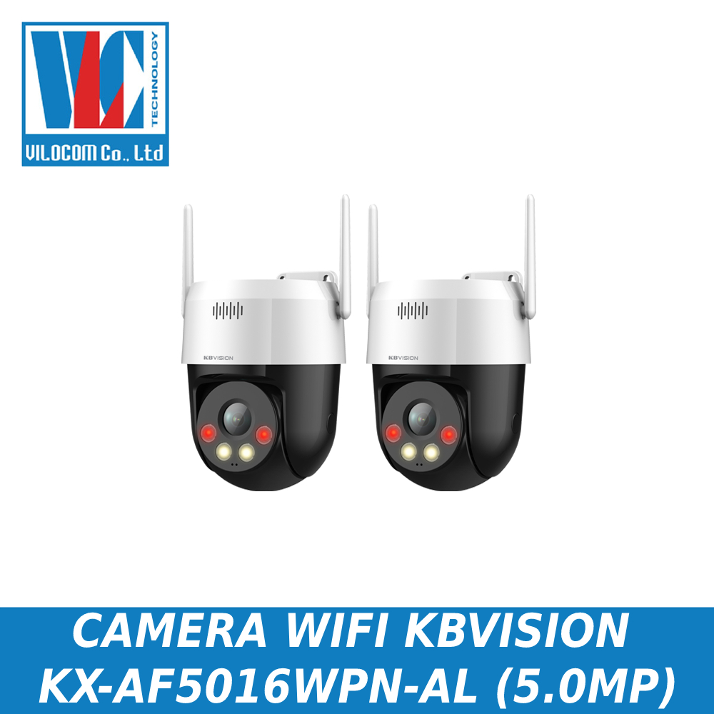 Camera Quay quét wifi báo động chủ động 5MP KX-AF5016WPN-AL (5.0MP) - Hàng chính hãng