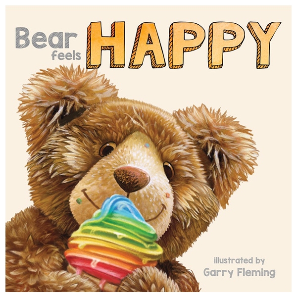 3 Pack of 3D Board Books - Bear Feels