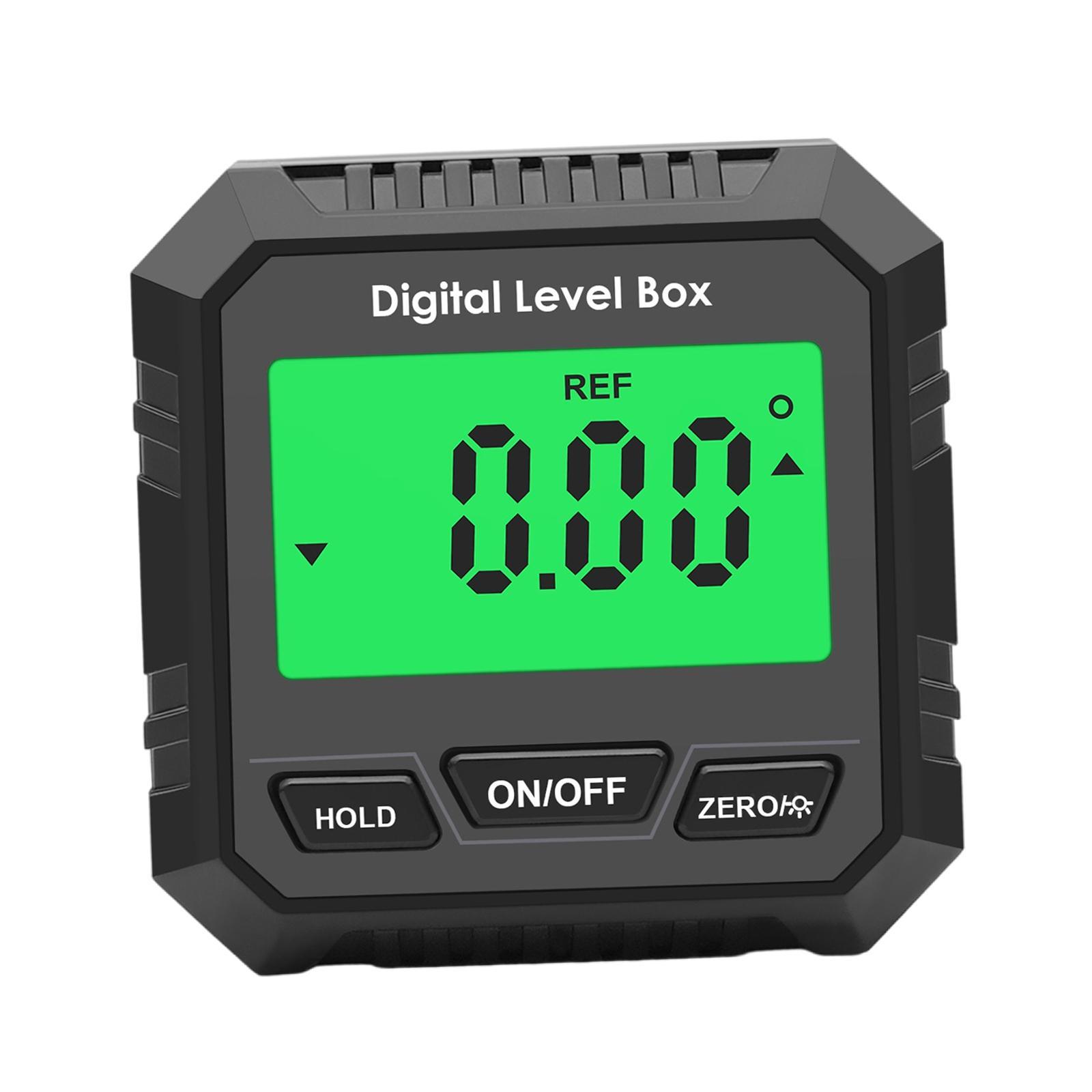 2pcs Digital Protractor Measurement Tool for Drilling Machinery Woodworking