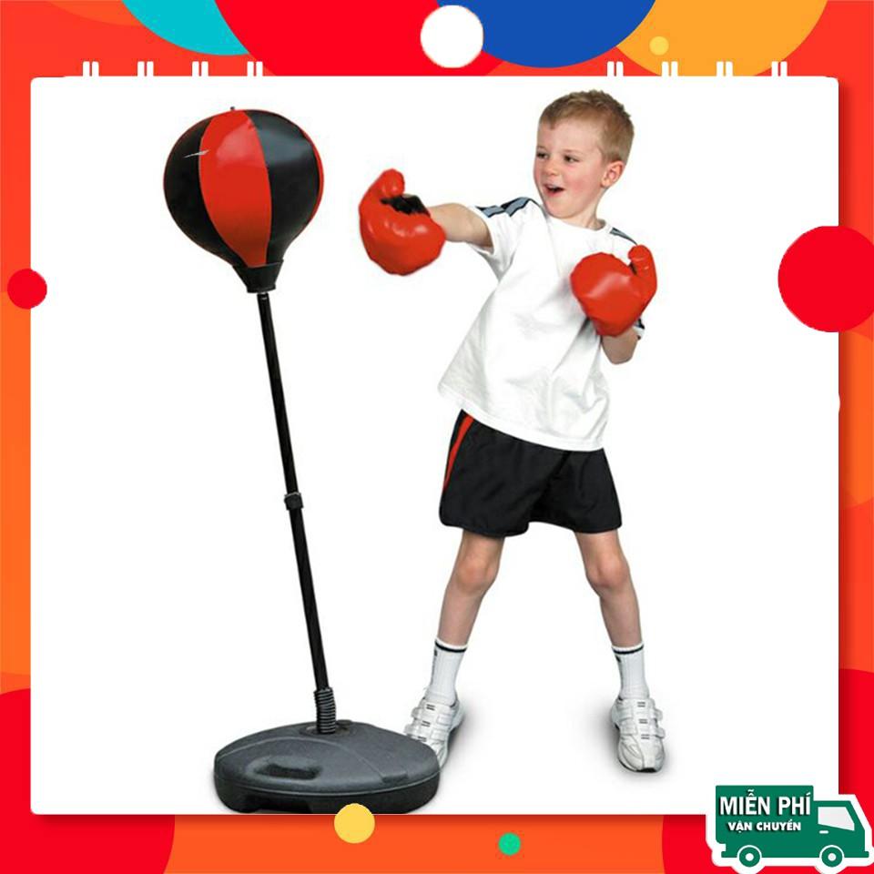 Bóng tập phản xạ,Bóng đấm boxing phản xạ + Găng tay boxing+ Bơm TRẺ EM
