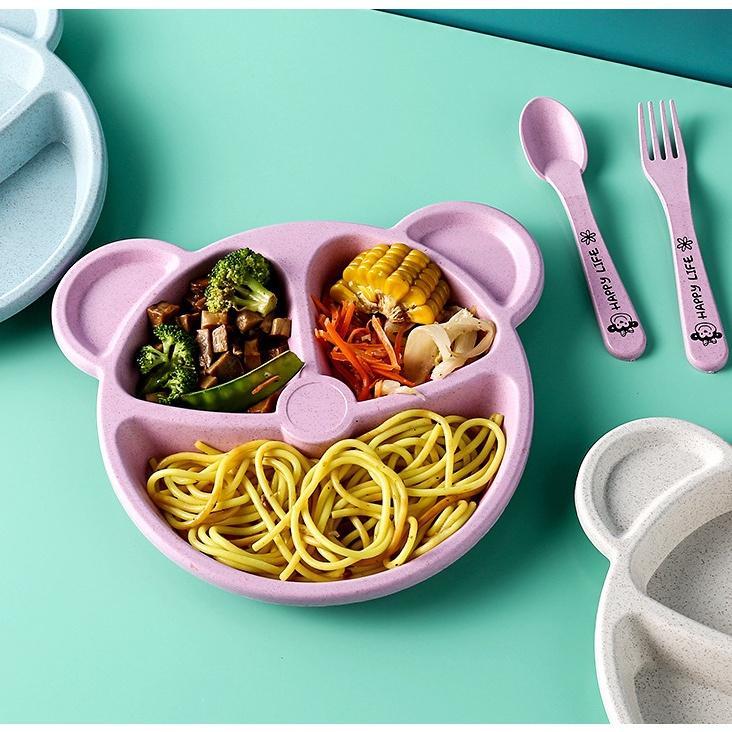 Khay Đựng Thức Ăn Hình Gấu