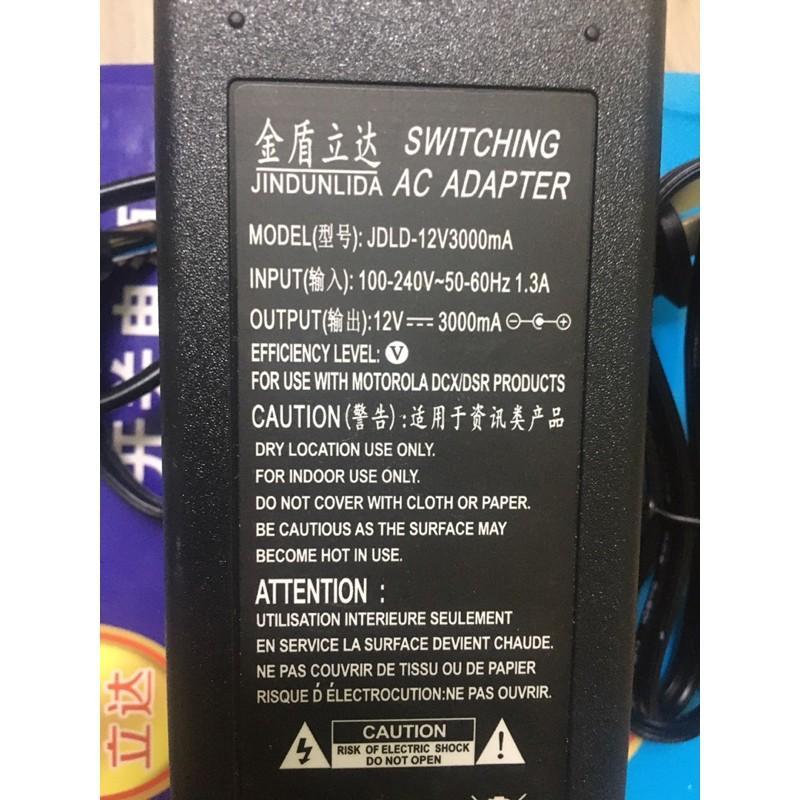 Nguồn sạc loa kẹo kéo 12V-3A - củ sạc loa kéo 12V-3A - Adapter loa kéo 12V-3A