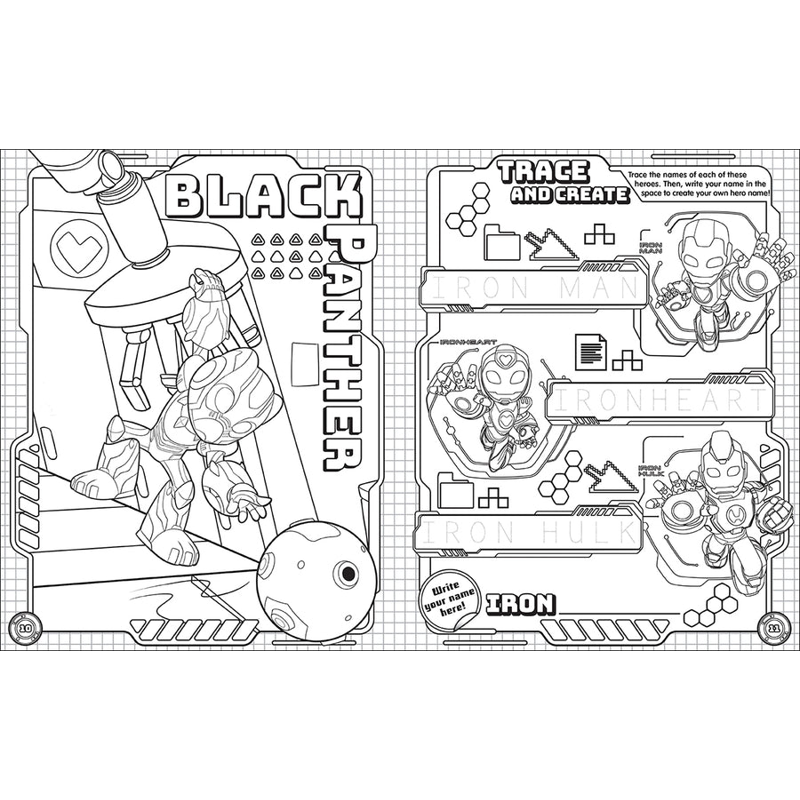 Sách Iron Man And His Awesome Friends - Ultimate Sticker Book