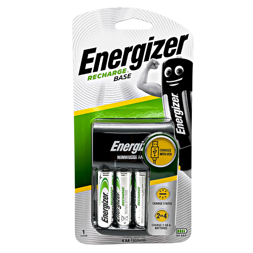 Máy sạc Pin  ENERGIZER CHVC4 (kèm 4 viên pin sạc AA 1300 mAh)