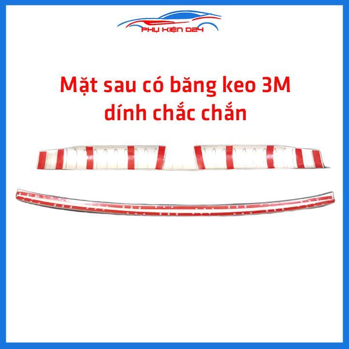Ốp chống trầy cốp City 2015-2016-2017-2018-2019-2020 inox sáng bóng bảo vệ xe chống va đập