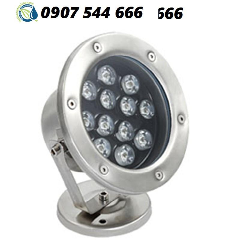 Đèn LED âm nước dạng có đế 18W  - Trang trí đài phun nước, hồ bơi,...