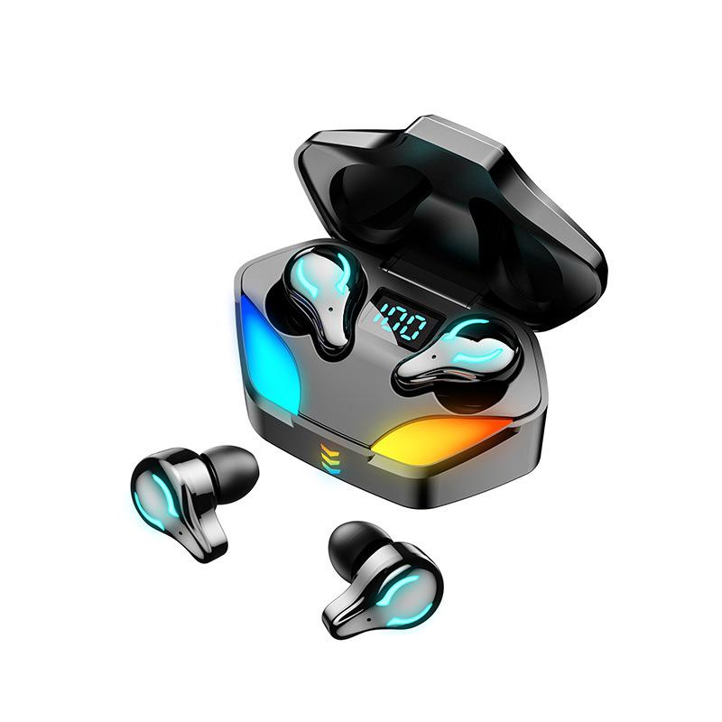 Mẫu tai nghe bluetooth không dây chơi game X1 được ưu đãi nhất hai tai không có độ trễ giảm tiếng ồn thể thao mini trong tai