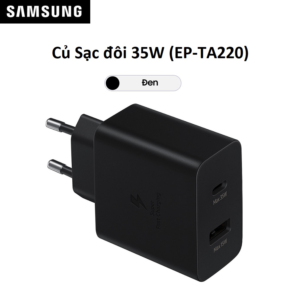 Sạc nhanh Samsung 35W EP-TA220N - Hàng Chính Hãng