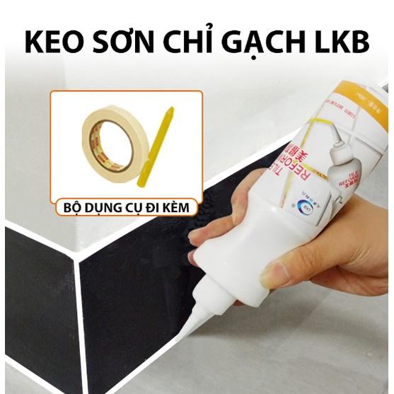 Sơn Kẻ Chỉ Gạch Cao Cấp LKB 280ml TAIKOMI- Làm mới mạch sàn nền nhà tắm, tường, bồn rửa chén, bồn cầu