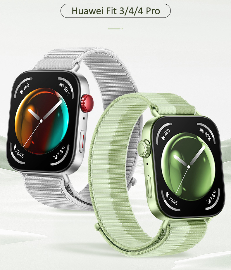 Dây đeo Nylon Loop cho Huawei Watch Fit 3 / Huawei Watch Fit 4 / Huawei Watch Fit 4 Pro - Hàng Chính Hãng