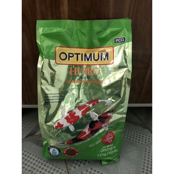 Thức ăn cho cá cám cá OPTIMUM HI PRO siêu giữ màu tăng trưởng nhanh dành cho cá Koi 1,5kg