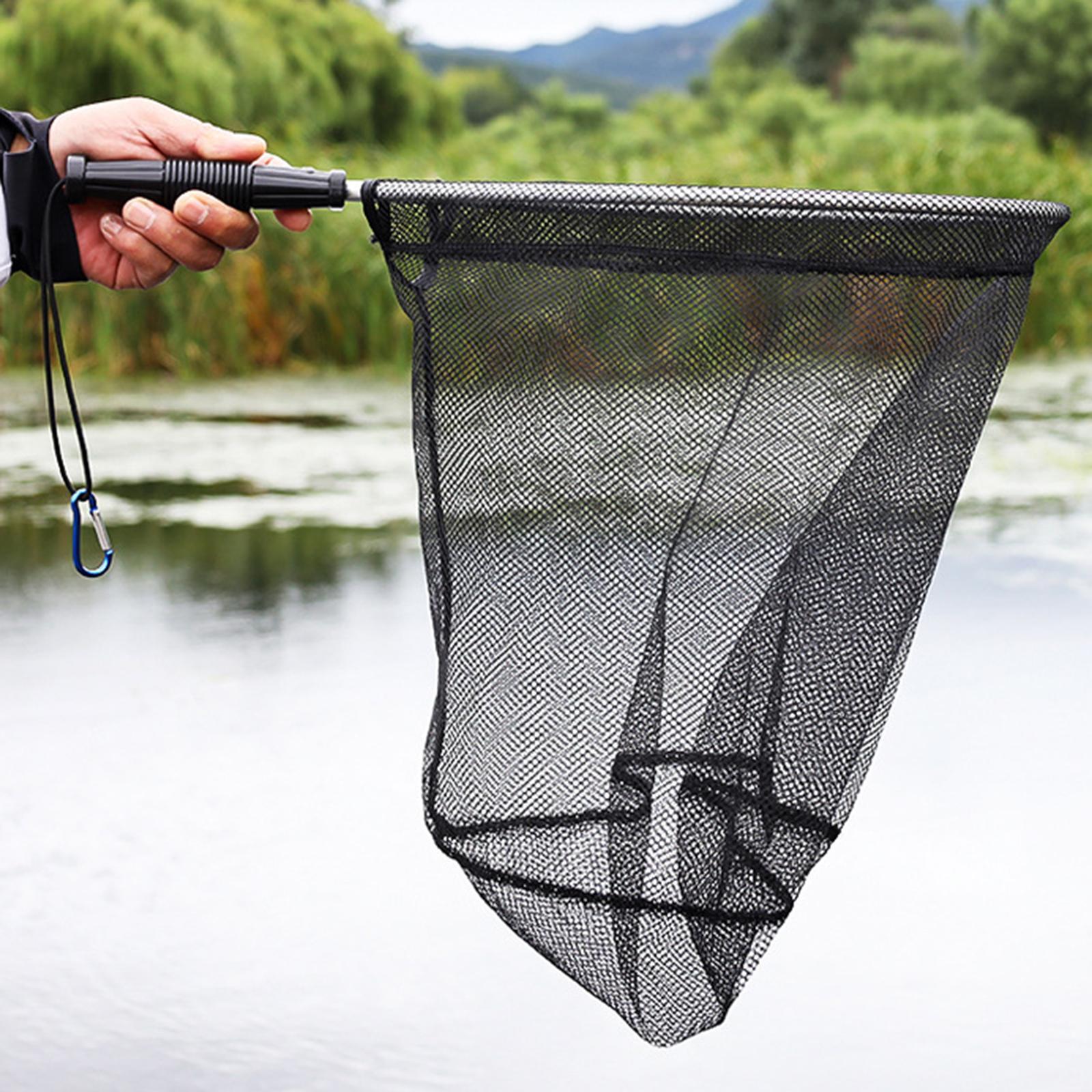 Fishing Landing Net Fishing Mesh Net for Freshwater Saltwater Fishing Tools