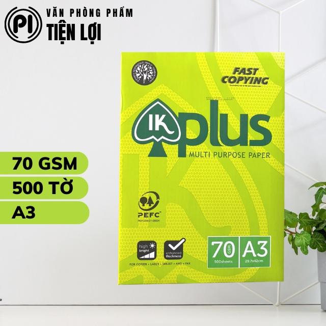 Giấy A3 IK Plus - Định lượng 70 gsm